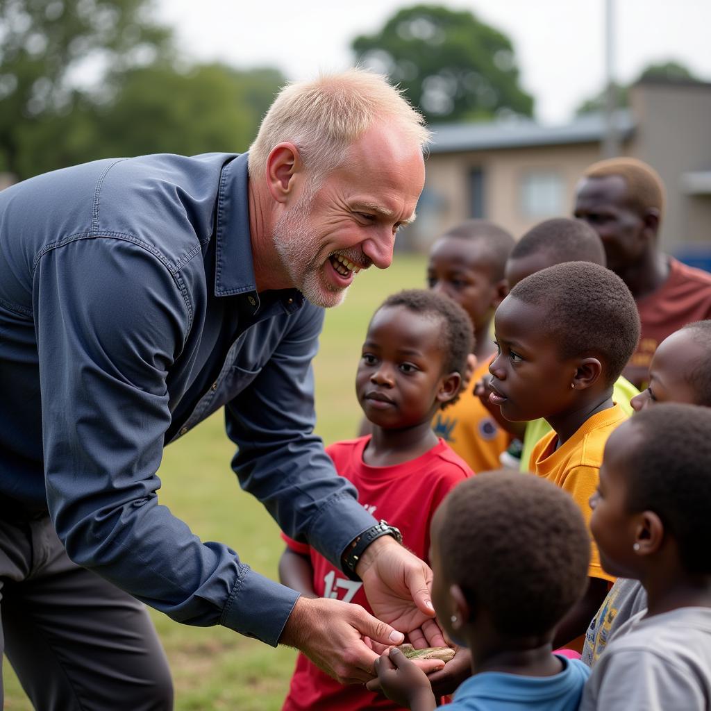 Erling Haaland Participating in Community Outreach