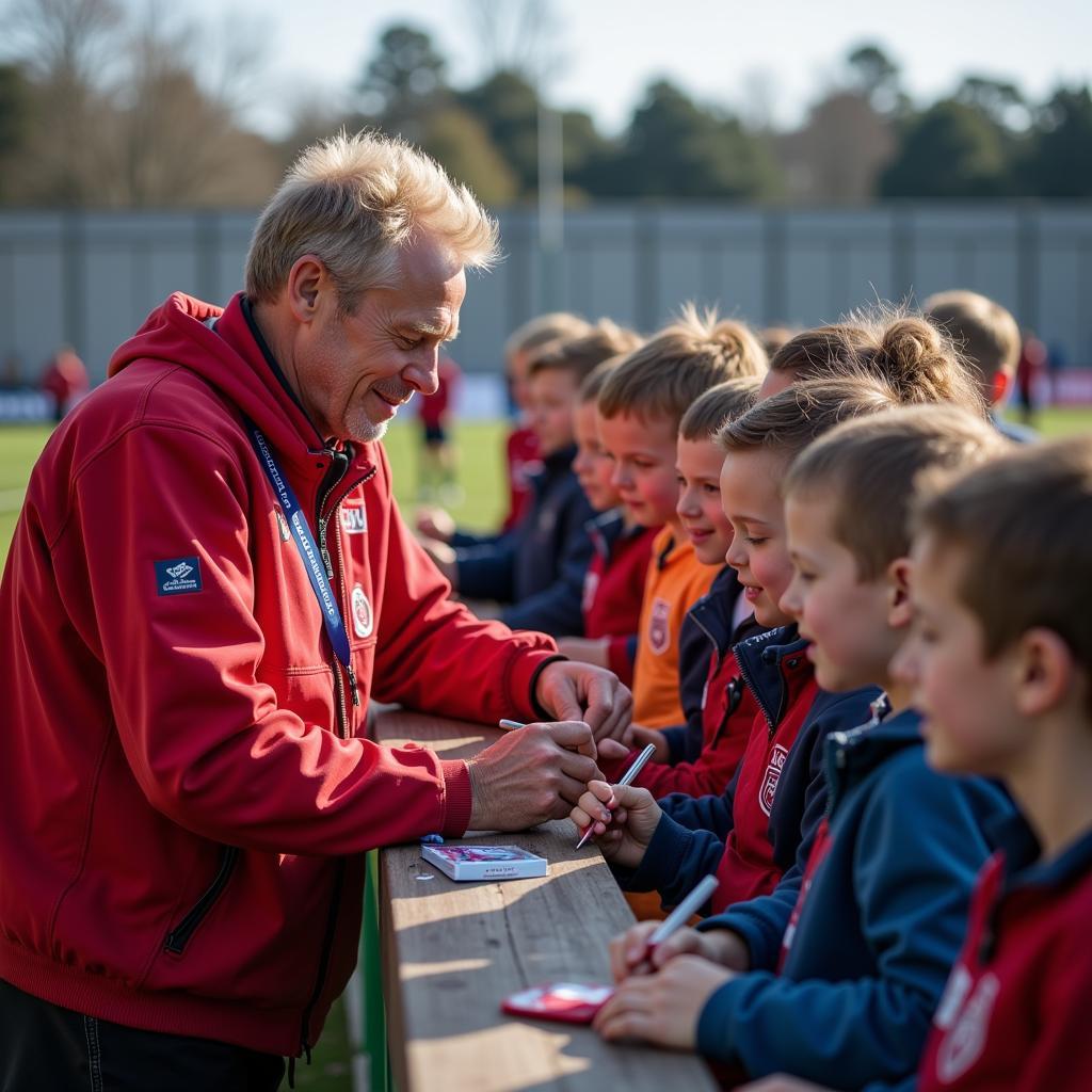 Erling Haaland Meeting Fans