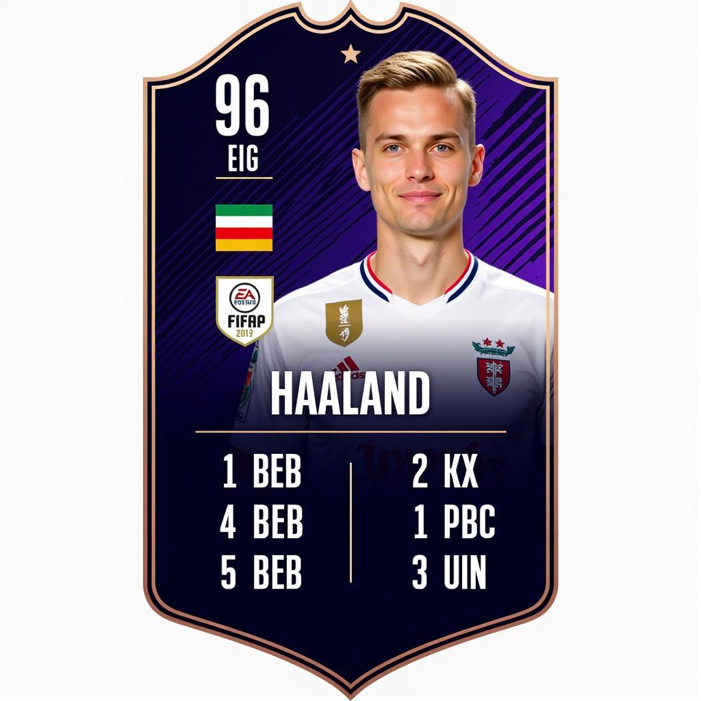 Erling Haaland FIFA 20 FUTHead Card