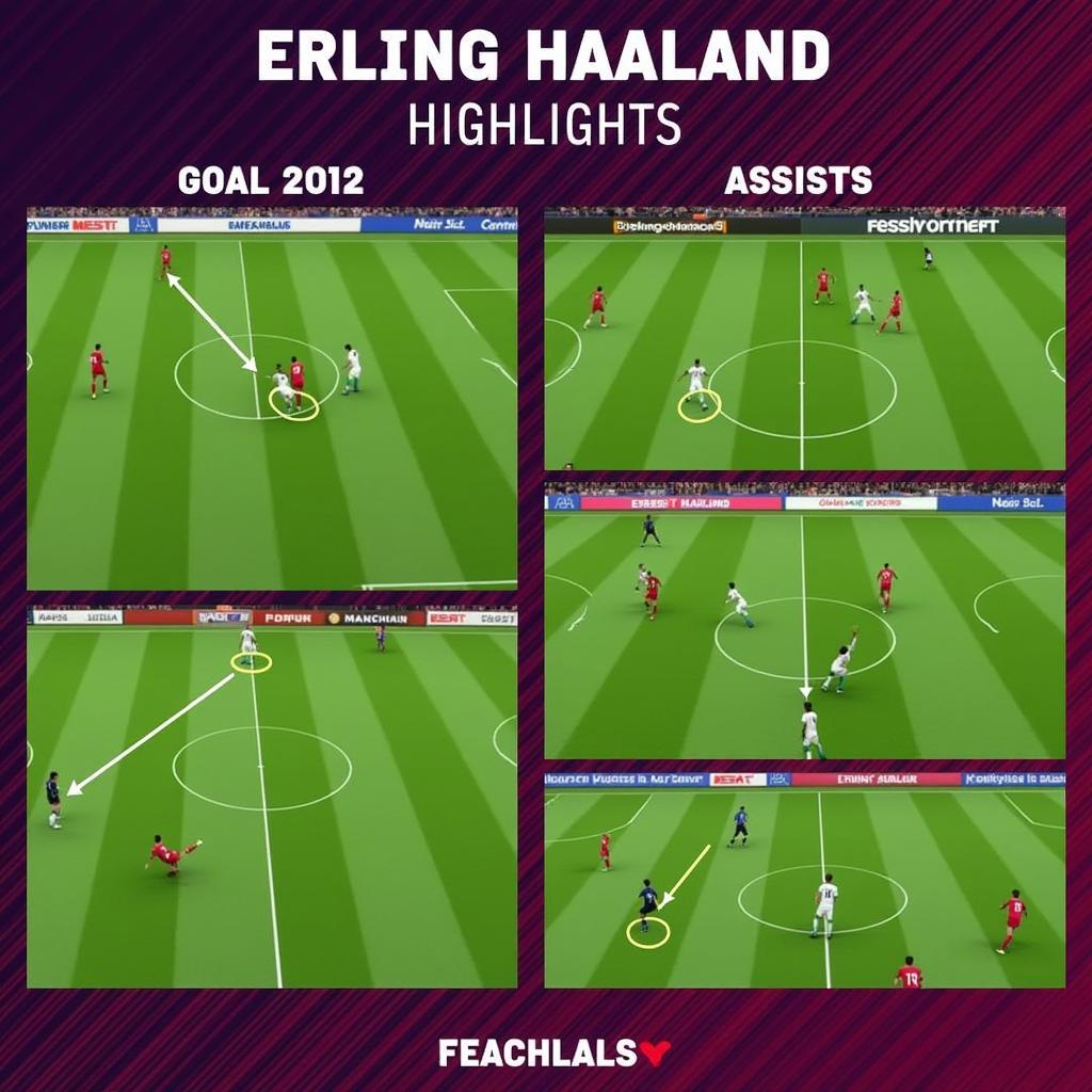 Erling Haaland Match Highlights in Football Manager 2021