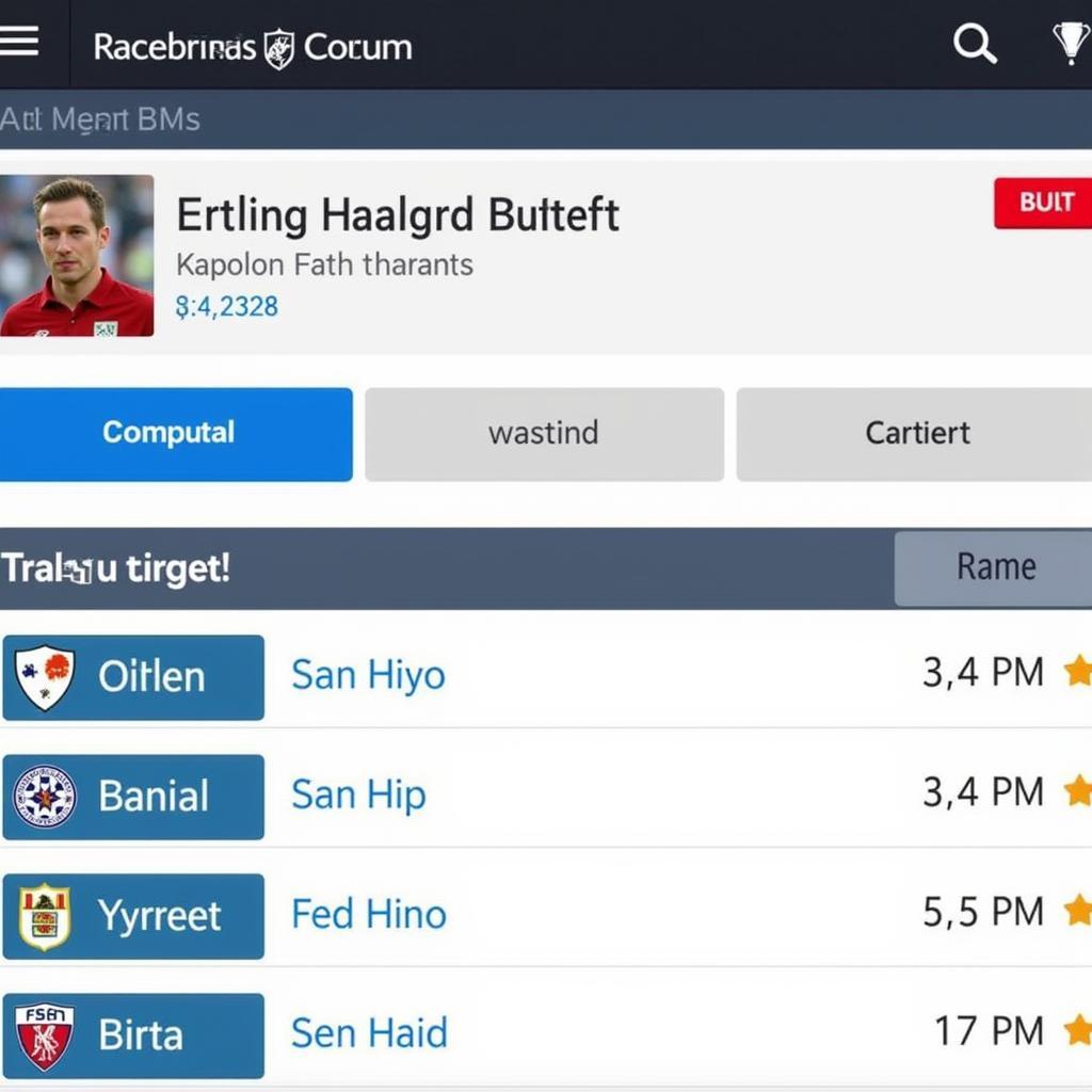 Erling Haaland listed as a transfer target in Football Manager