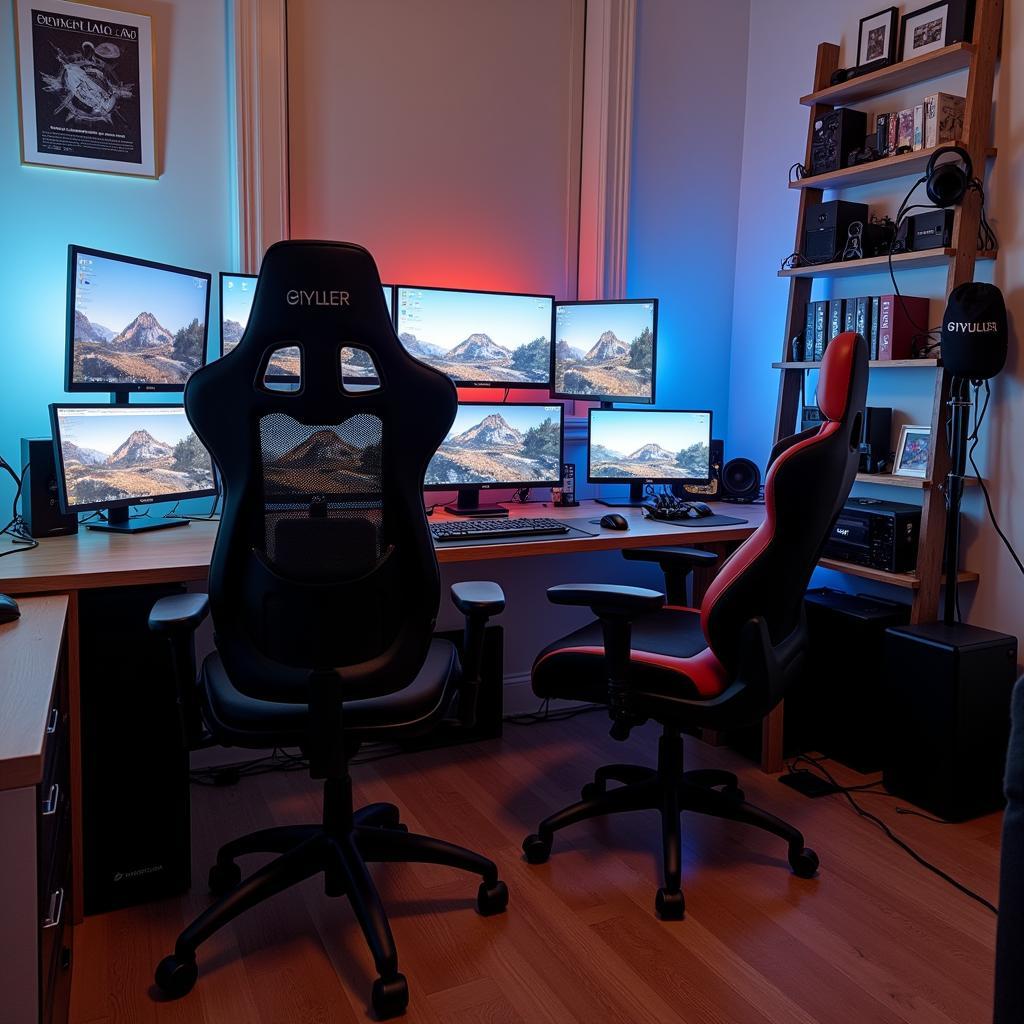 Erling Haaland's gaming setup