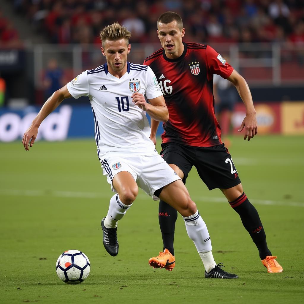 Erling Haaland in action on the field