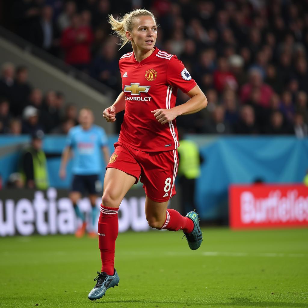 Erling Haaland celebrating a goal for Manchester City