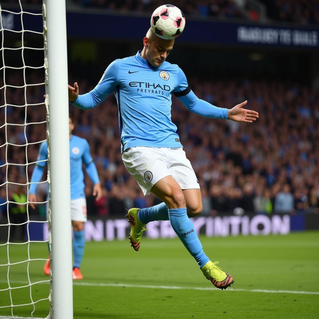 Erling Haaland Scoring for Manchester City