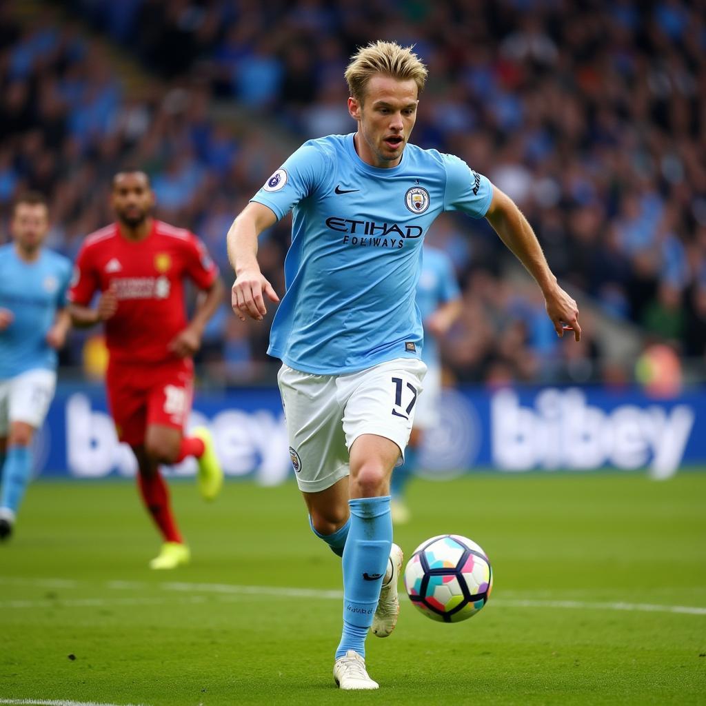 Erling Haaland impacting a game with Manchester City