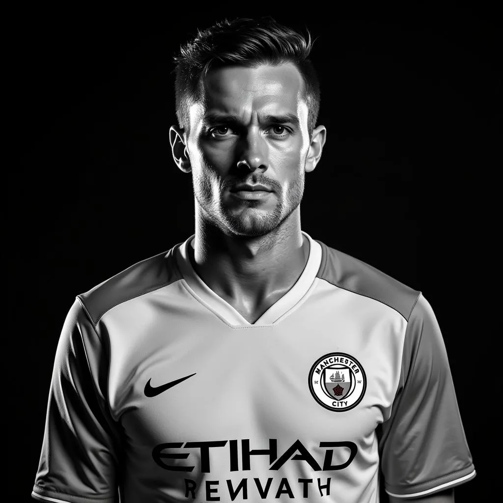 Erling Haaland Manchester City portrait