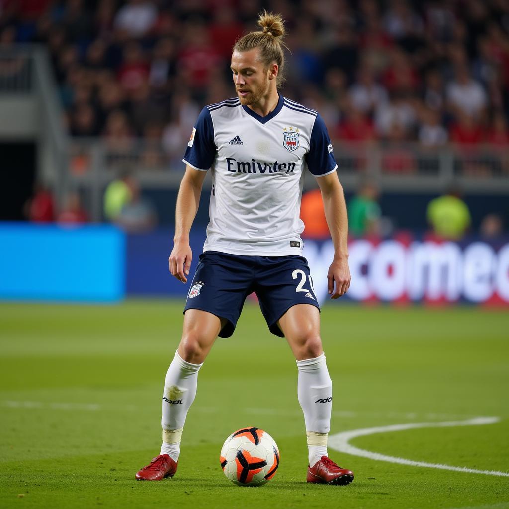 Erling Haaland in action on the field