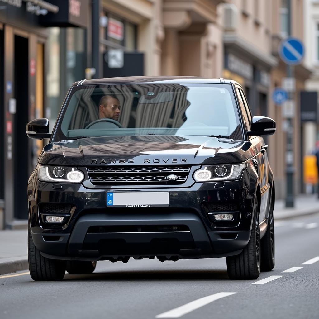 Erling Haaland Range Rover Sport