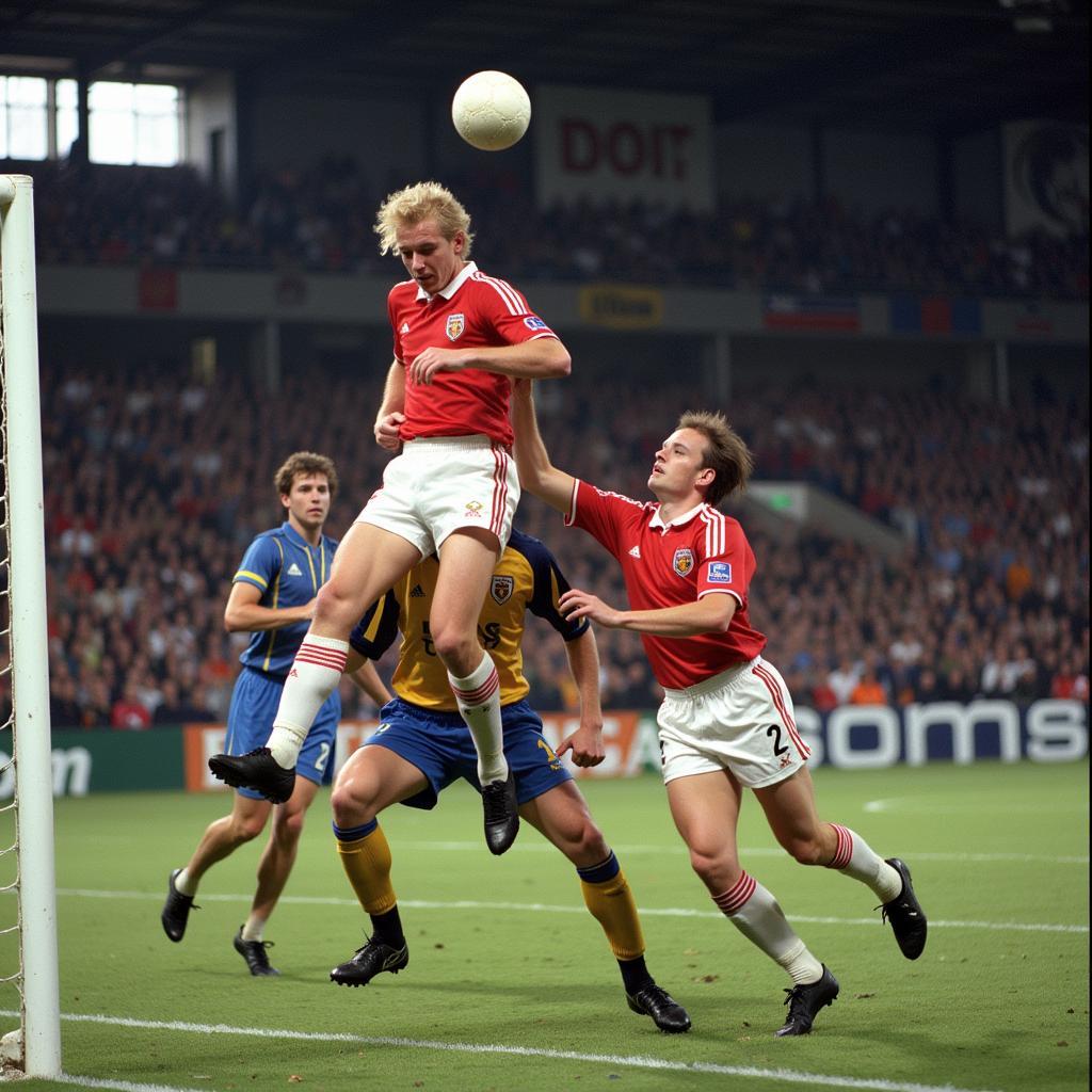 Erling Haaland Scoring a Header