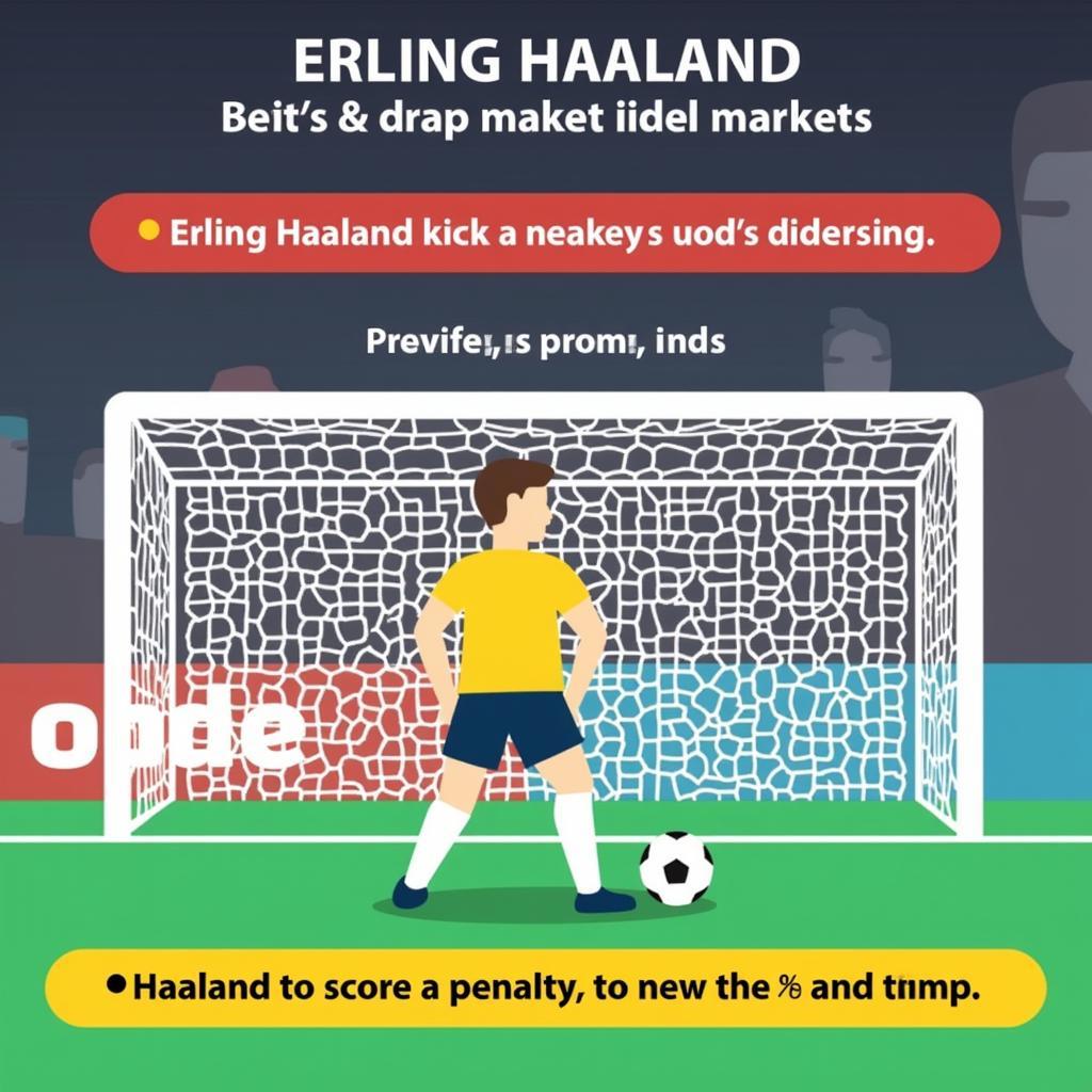 Haaland taking a penalty