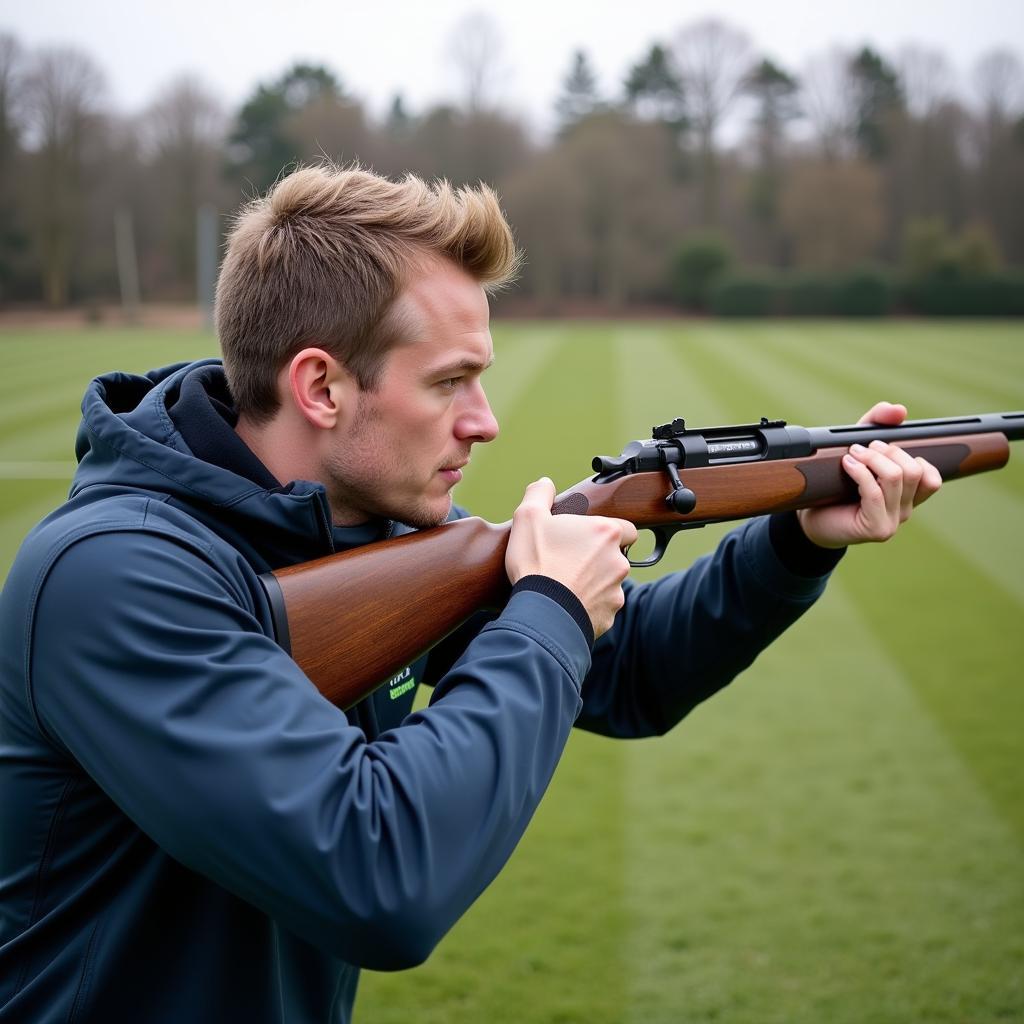 Erling Haaland training intensely