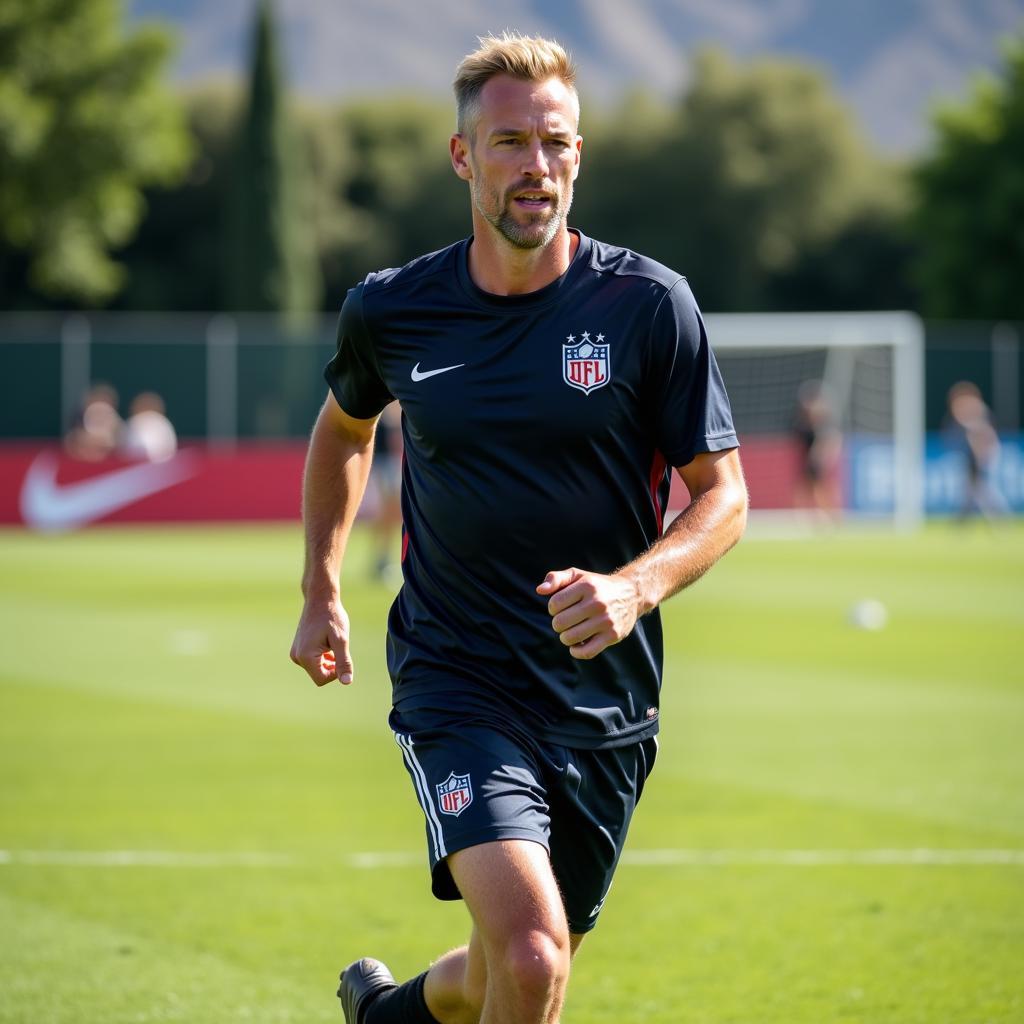 Erling Haaland training in Marbella