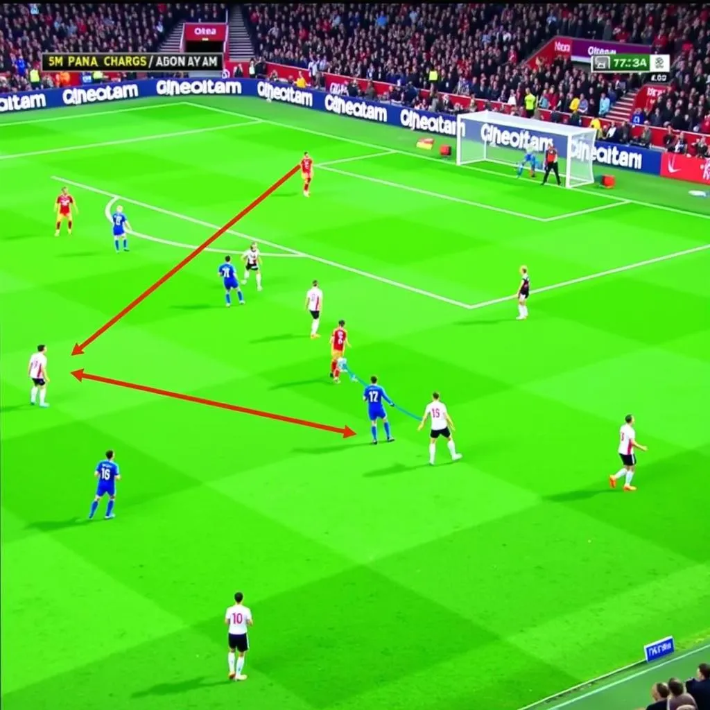 European Footballers Demonstrating Tactical Awareness