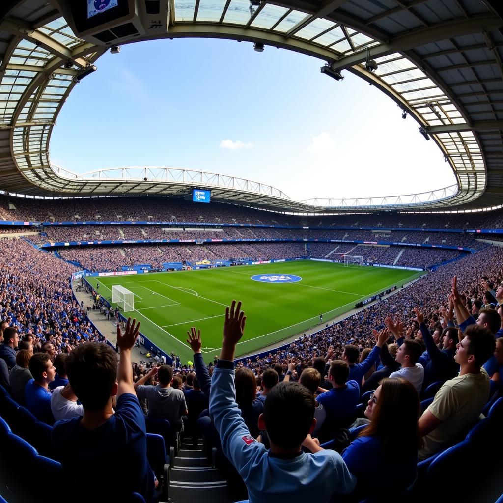 Everton Fans at Goodison Park