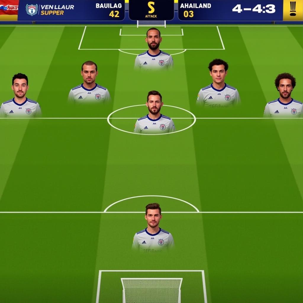 FIFA 22 squad formation featuring Haaland