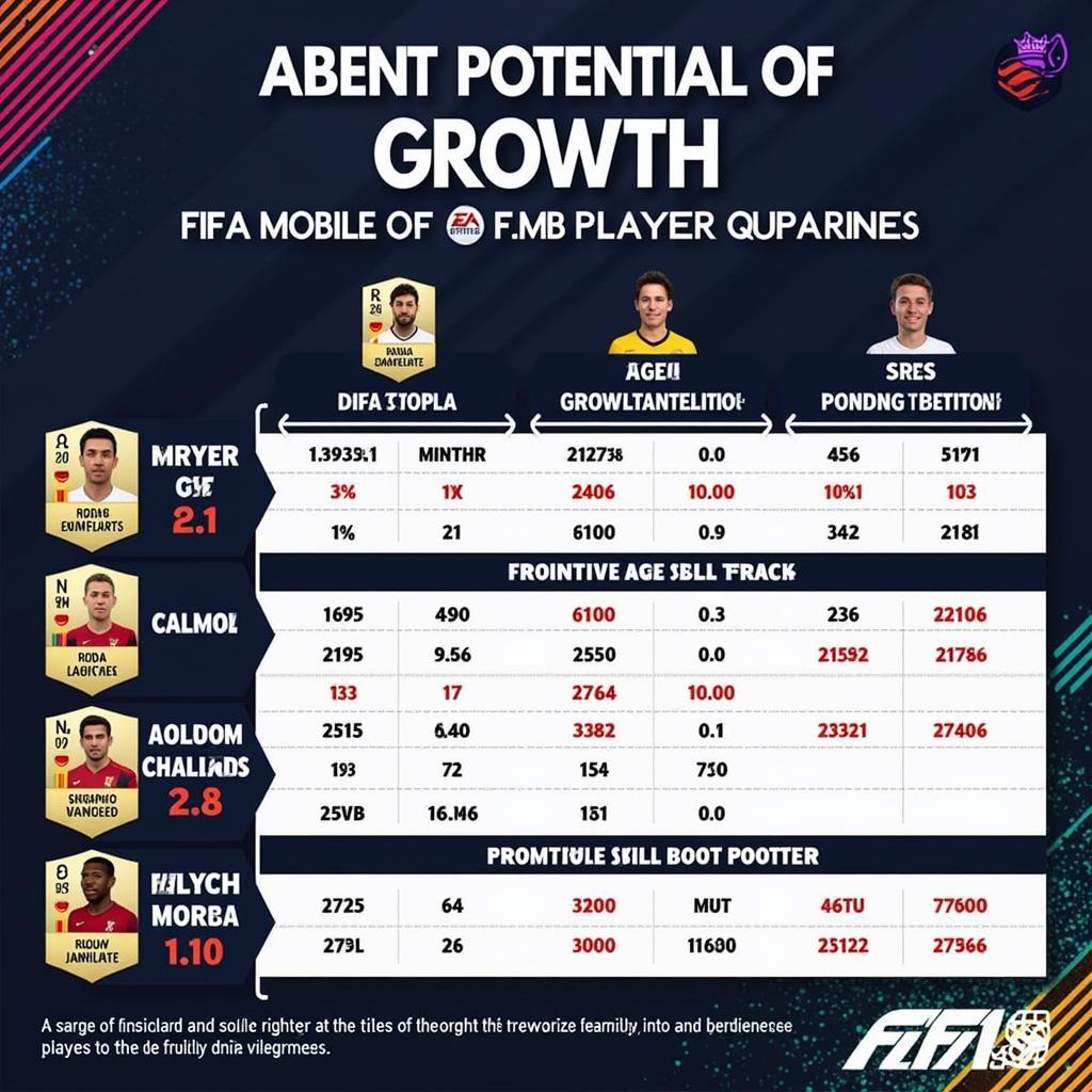 FIFA Mobile Player Potential and Growth Chart