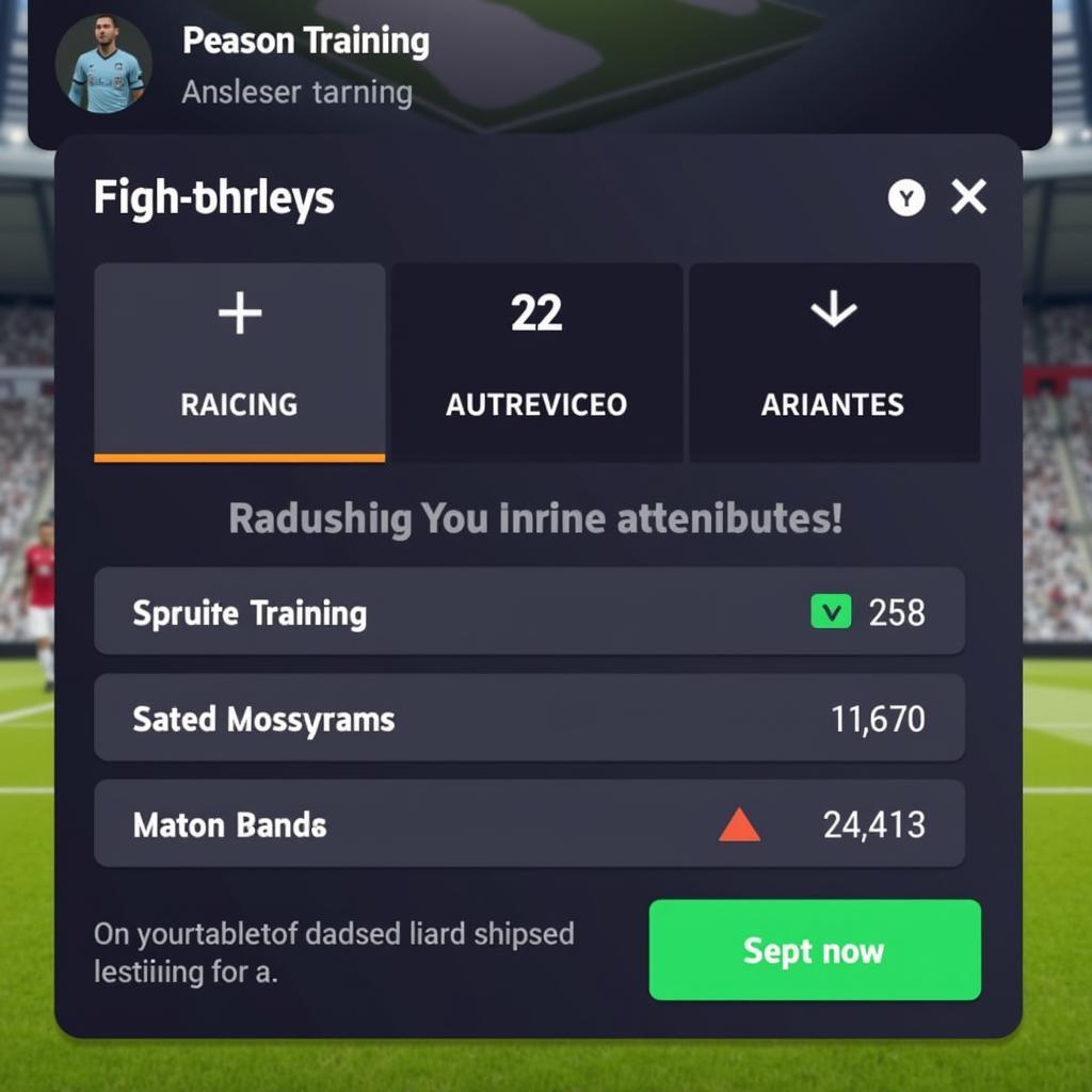 FIFA Mobile Player Training Speed