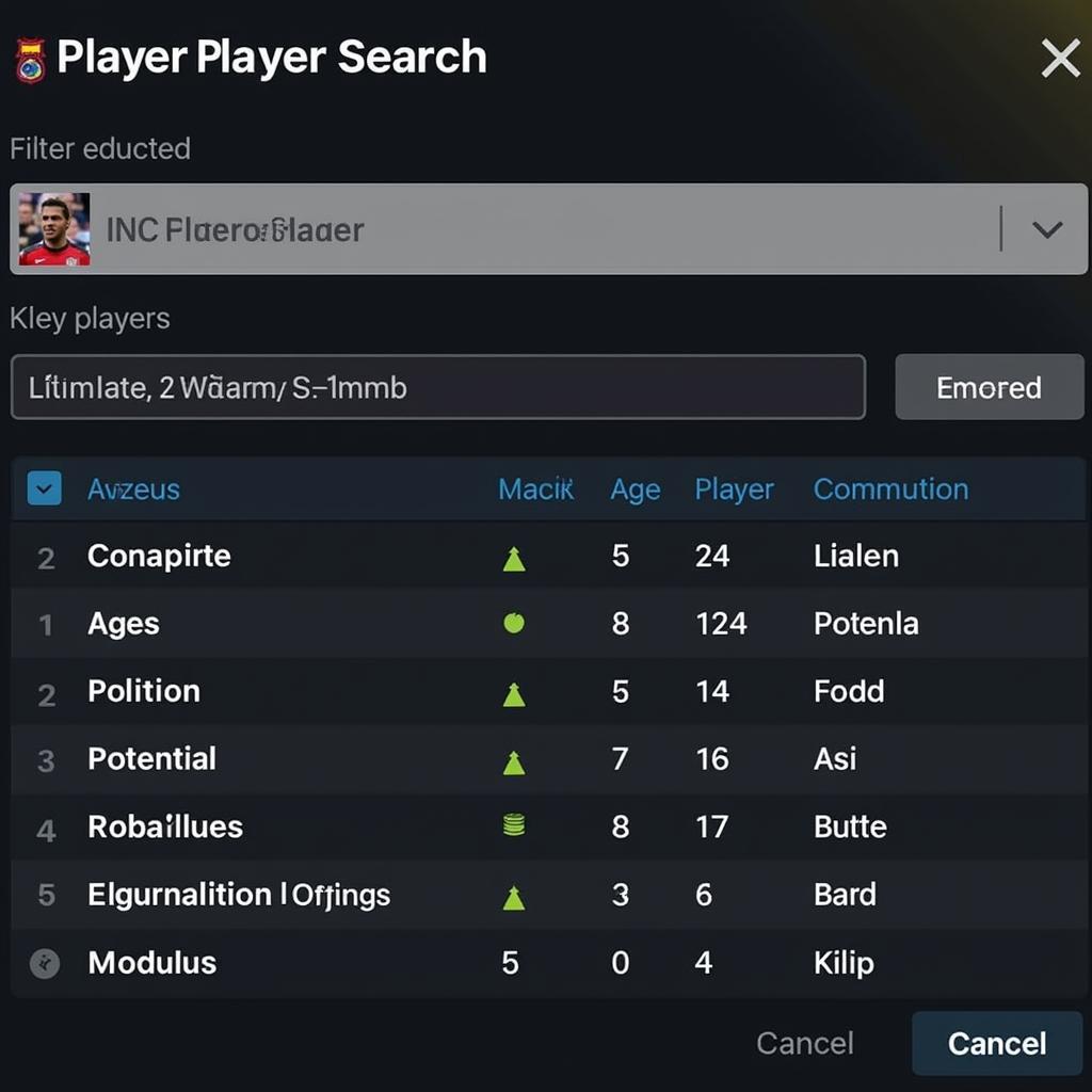 FIFA Online 2 Player Search