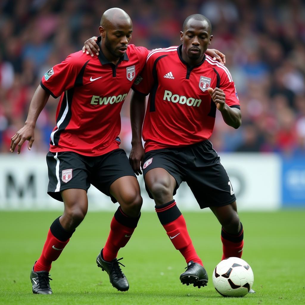 Patrick Vieira and Claude Makelele in FIFA Online 2