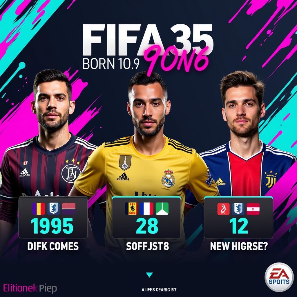 Star Players Born in 1996 in FIFA Online 3