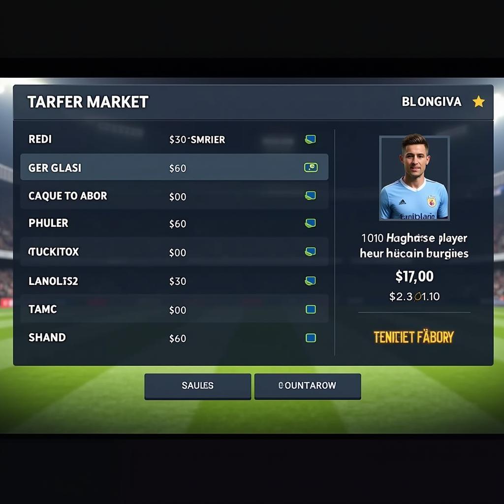 FIFA Online 3 Transfer Market