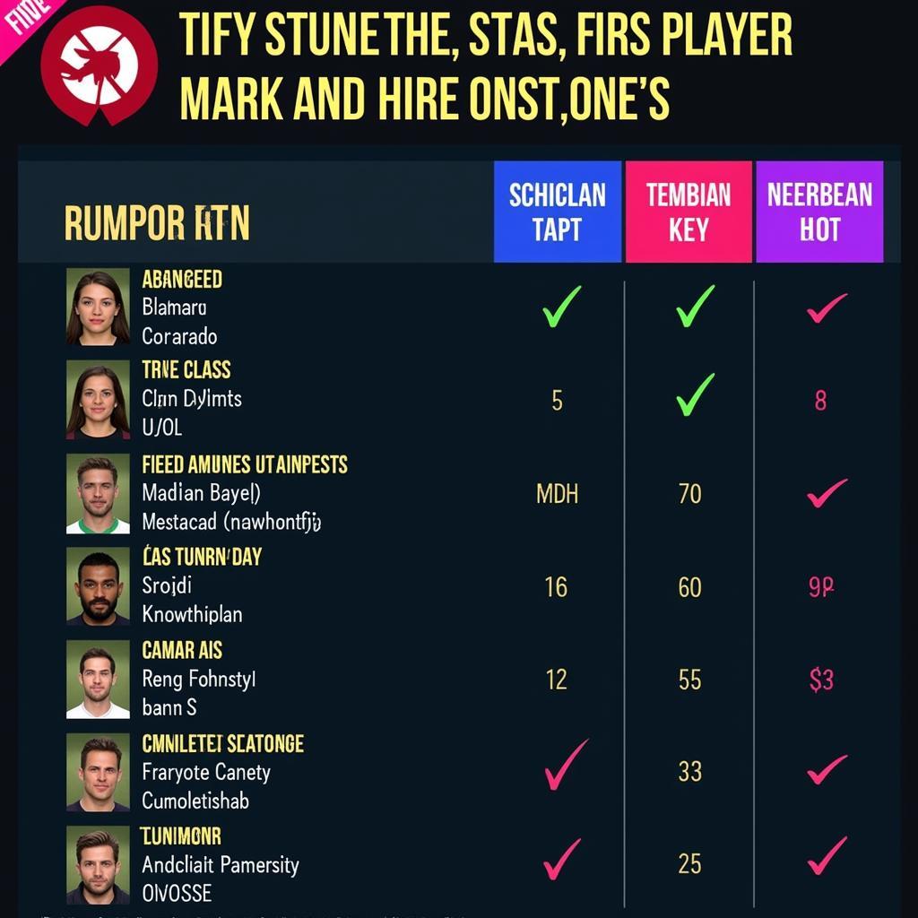 FIFA Online 4 Player Comparison