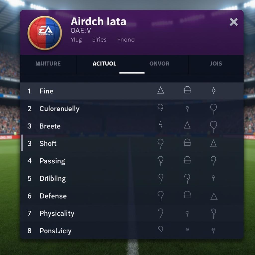 FIFA Online 4 Player Stats