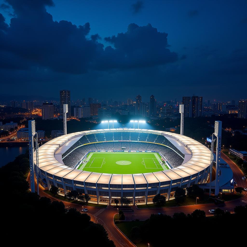 FLC Thanh Hoa Stadium at Night