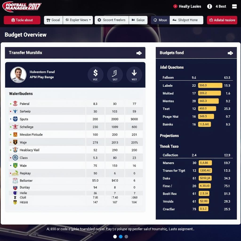 FM17 Budget Overview