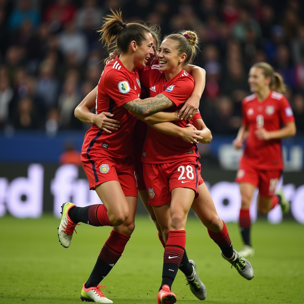 Foden and Haaland celebrating a goal together