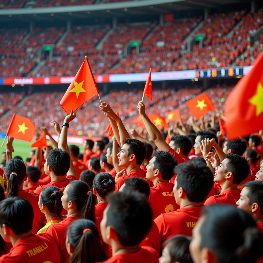 Football Fans in Vietnam