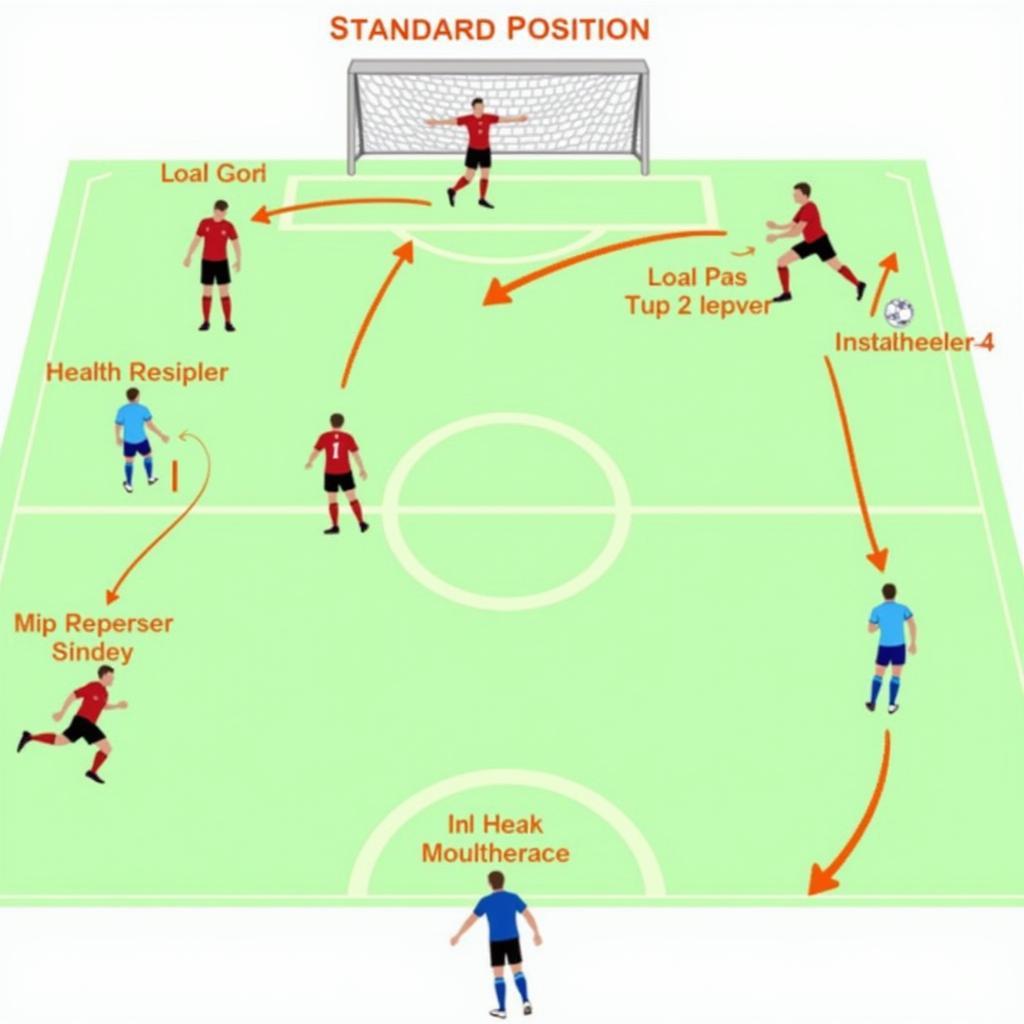 Football Field Positions Diagram