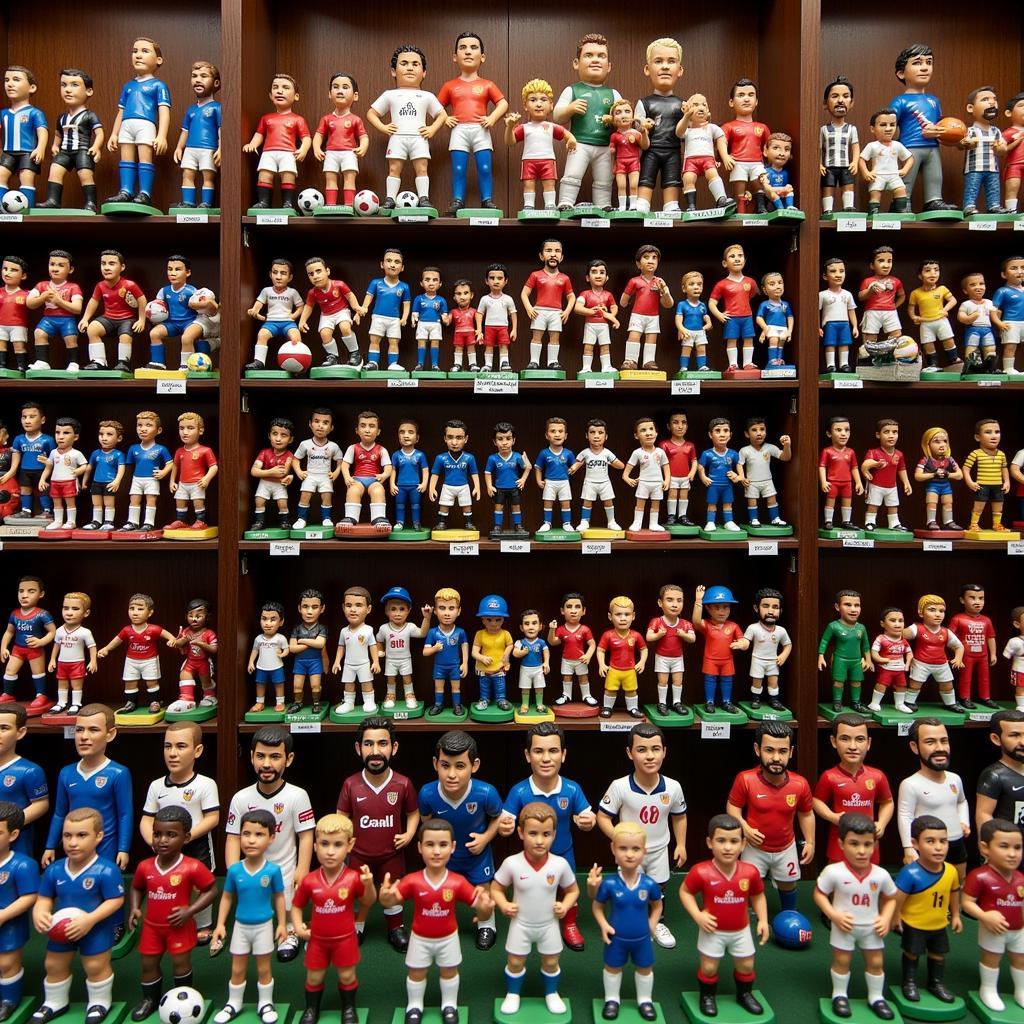 Football Figurine Shop Display