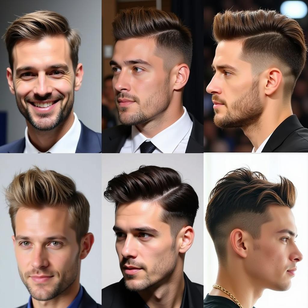 Football Hairstyles with Hair Gel