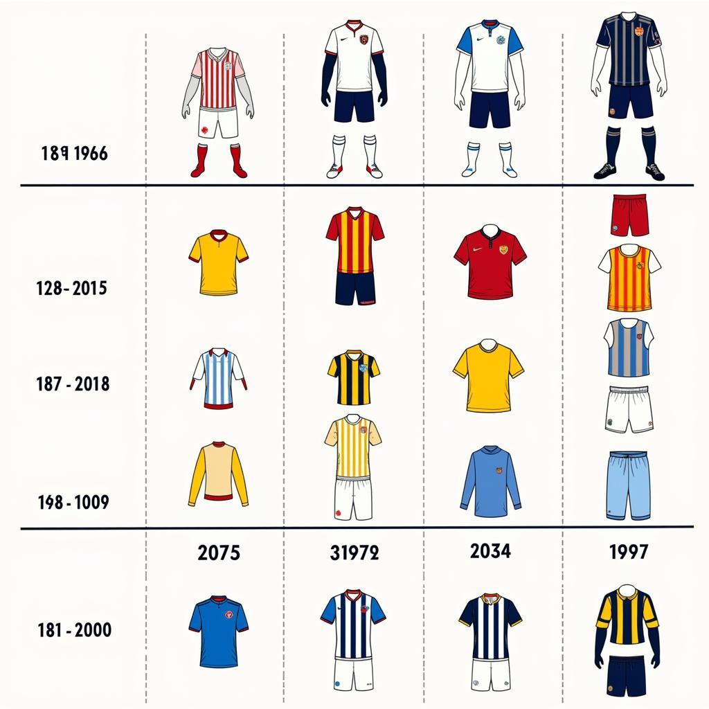 Evolution of Football Jersey Colors Over Time