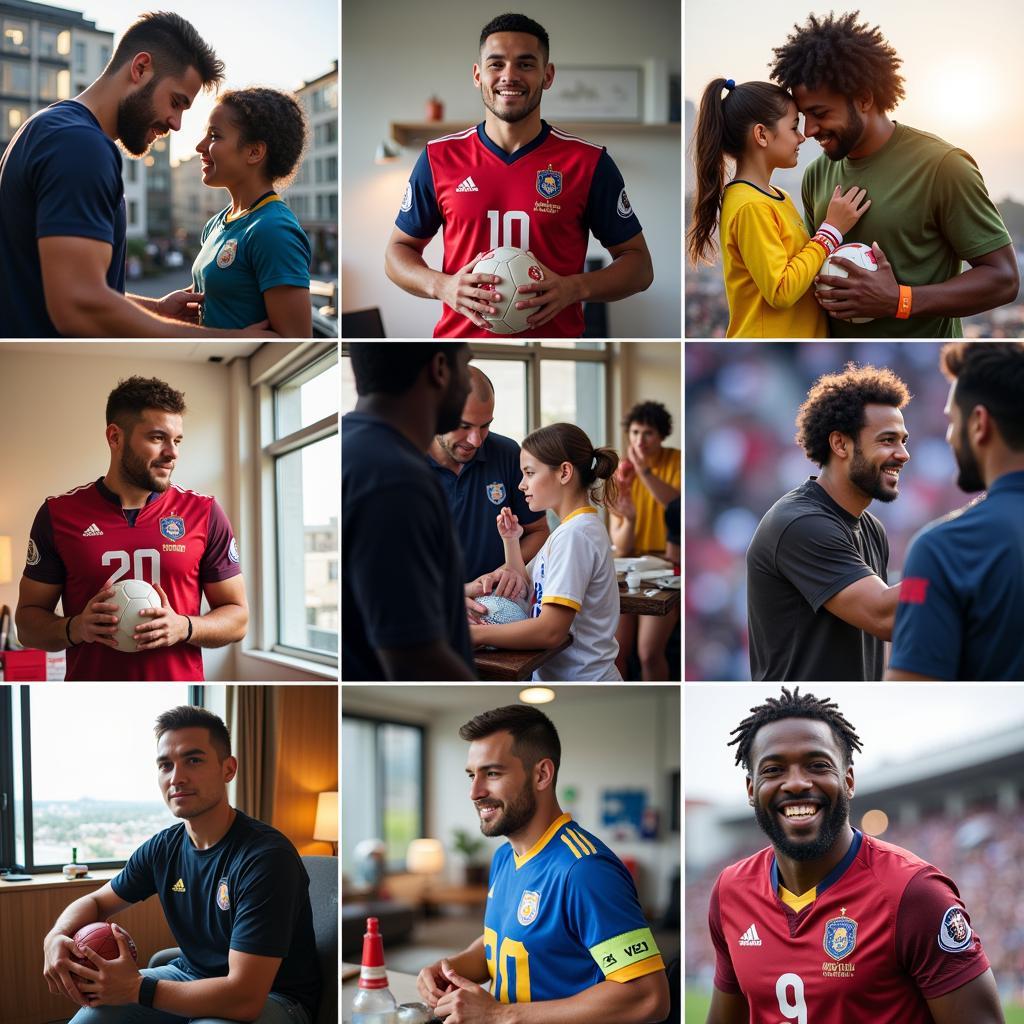 Giving Back: Footballers Connecting with their Communities