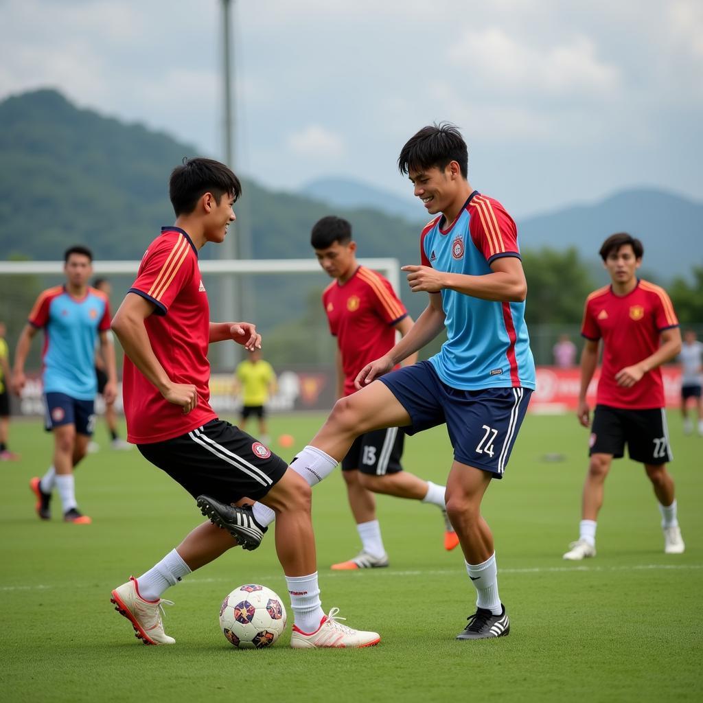 Vietnamese Football Training Drills