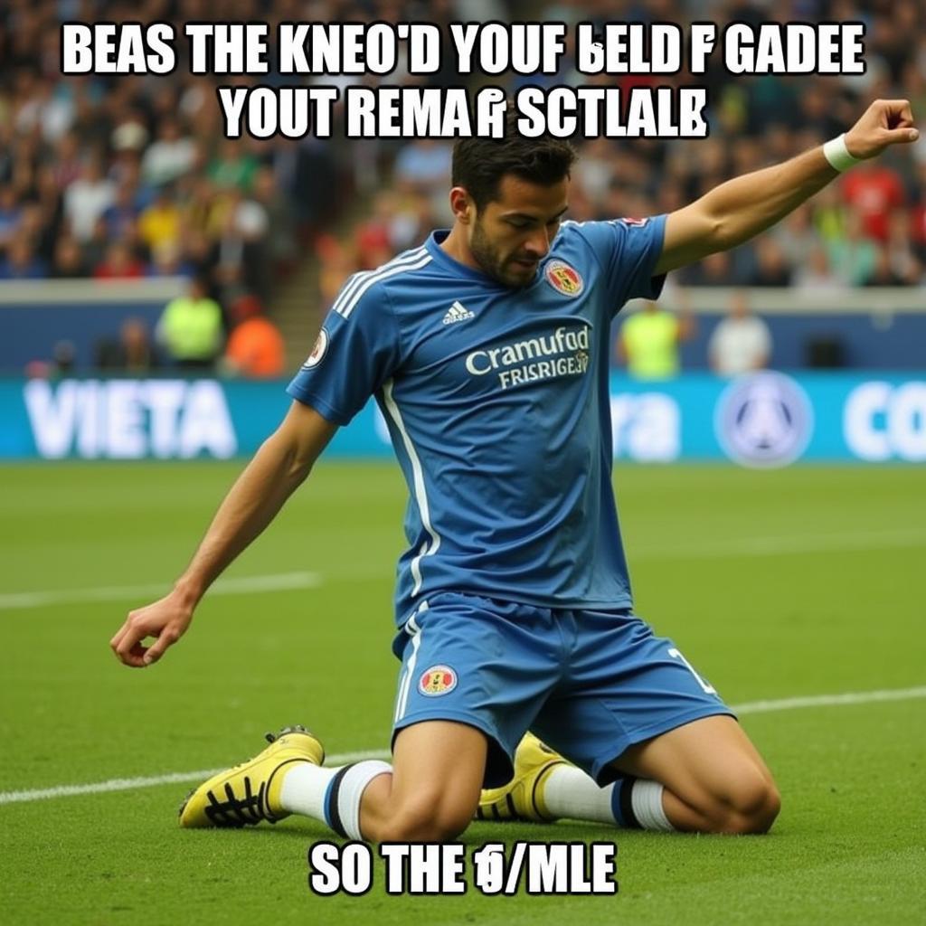 Footballer Celebration Meme