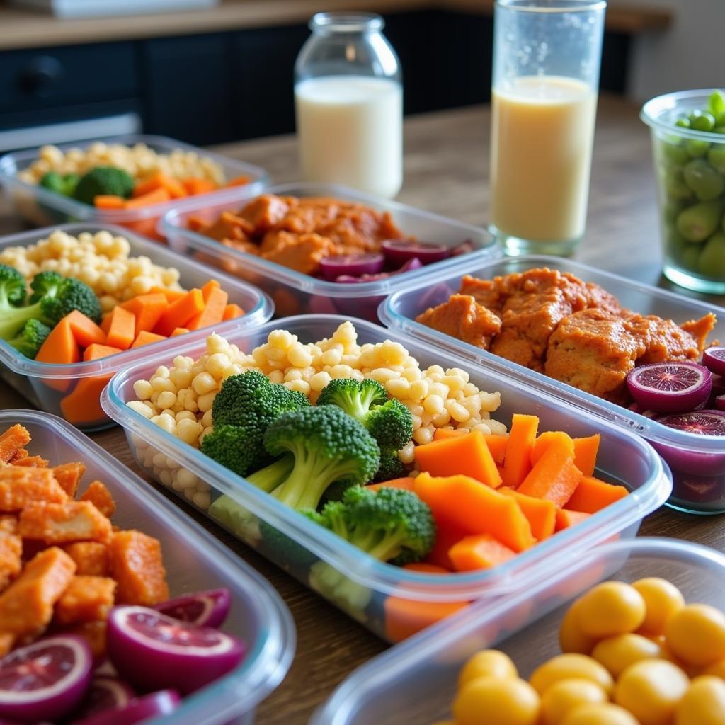 Footballer Meal Prep