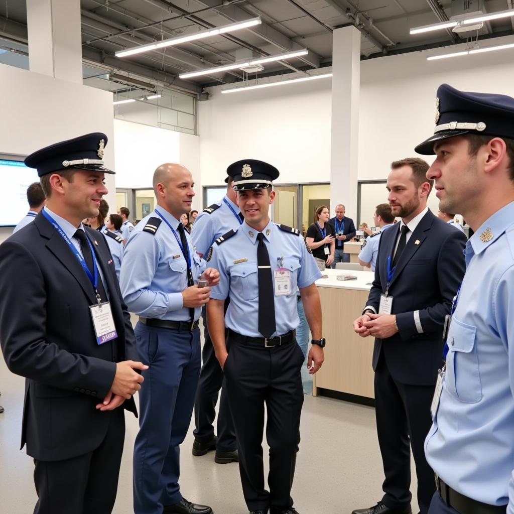 Former Customs Officers at a Networking Event