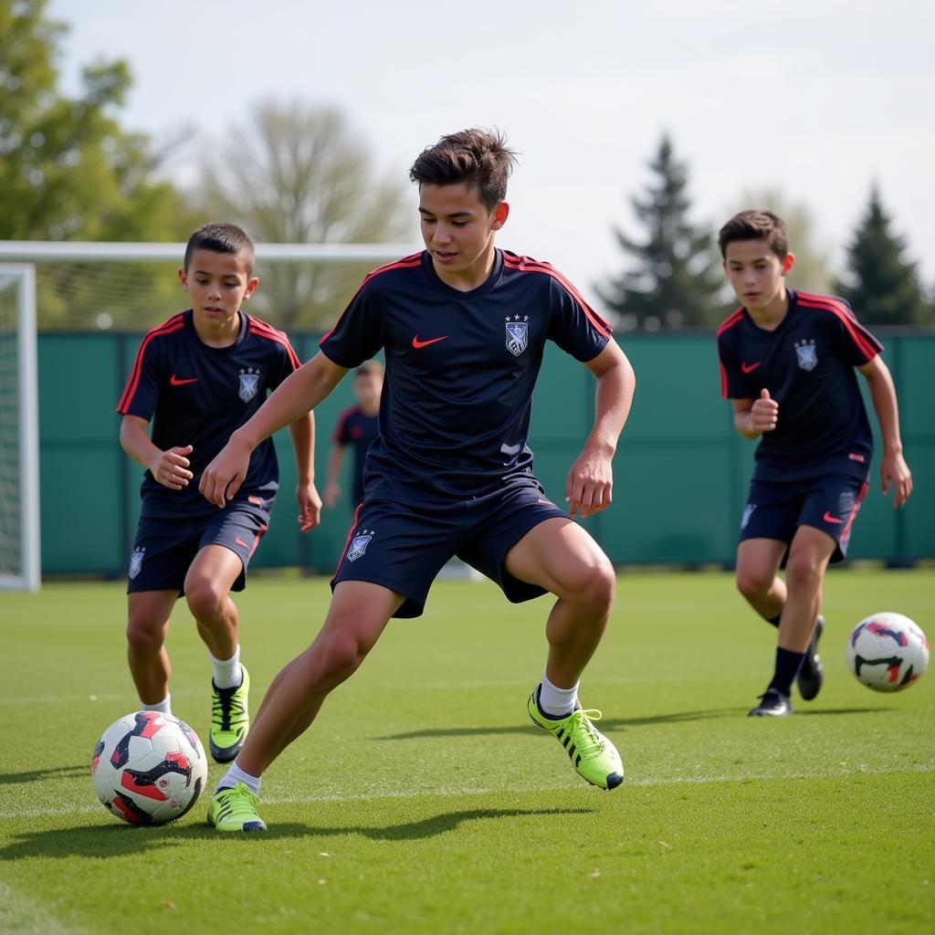 French Youth Academy Training Session