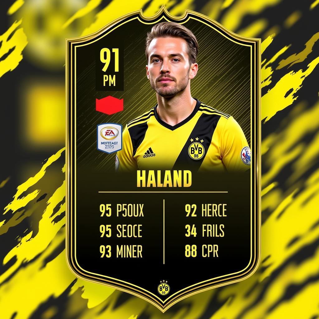 Erling Haaland FUT 22 Player Card