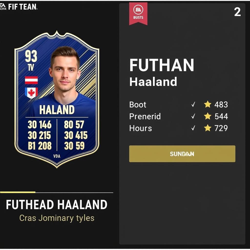 Futhead Haaland in FIFA Ultimate Team