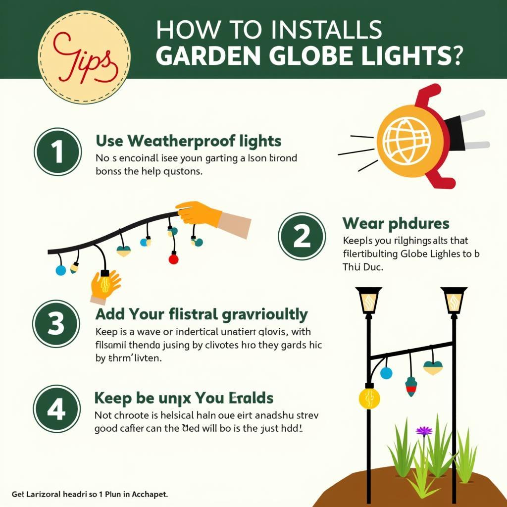 Garden Globe Lights Safety Tips in Thu Duc