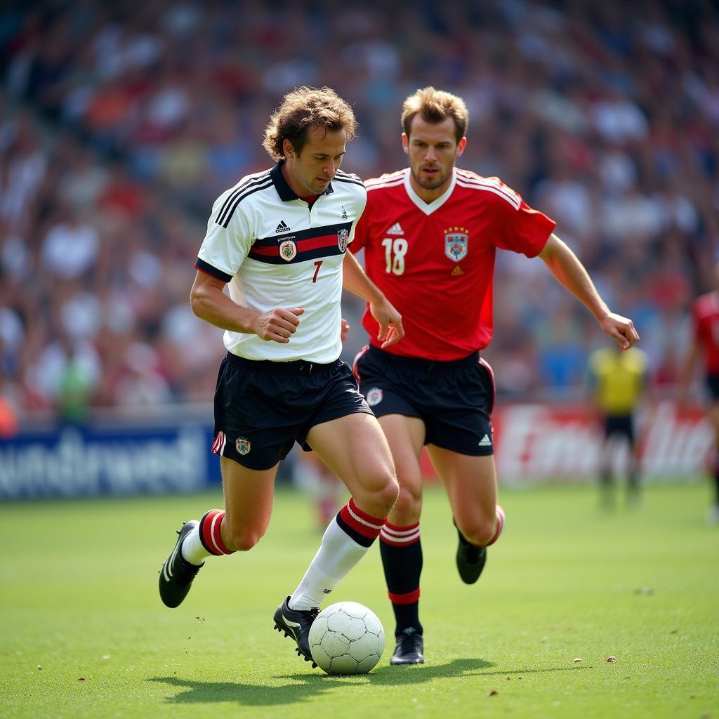 German Football Efficiency: Matthäus and Klinsmann