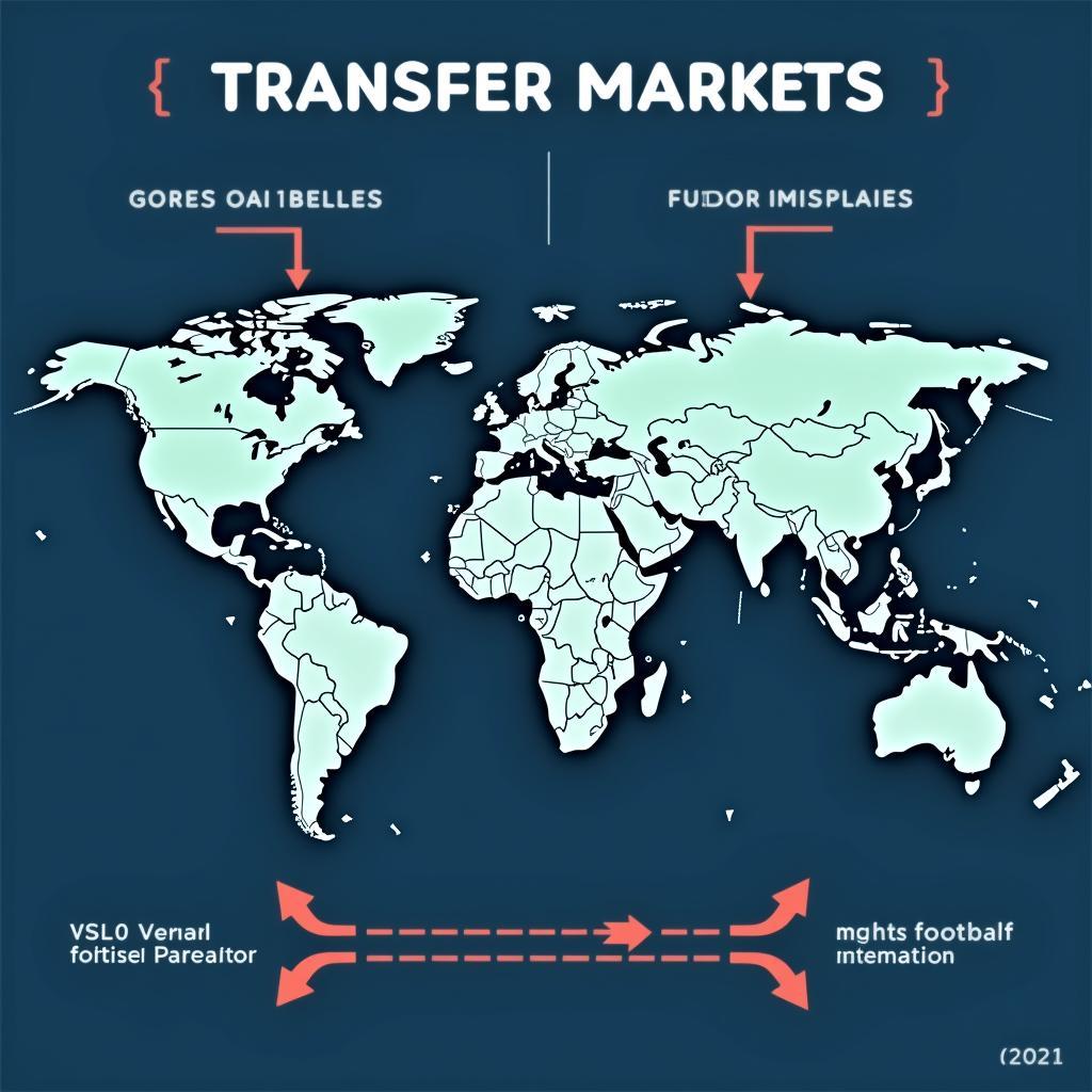 The global landscape of football transfers