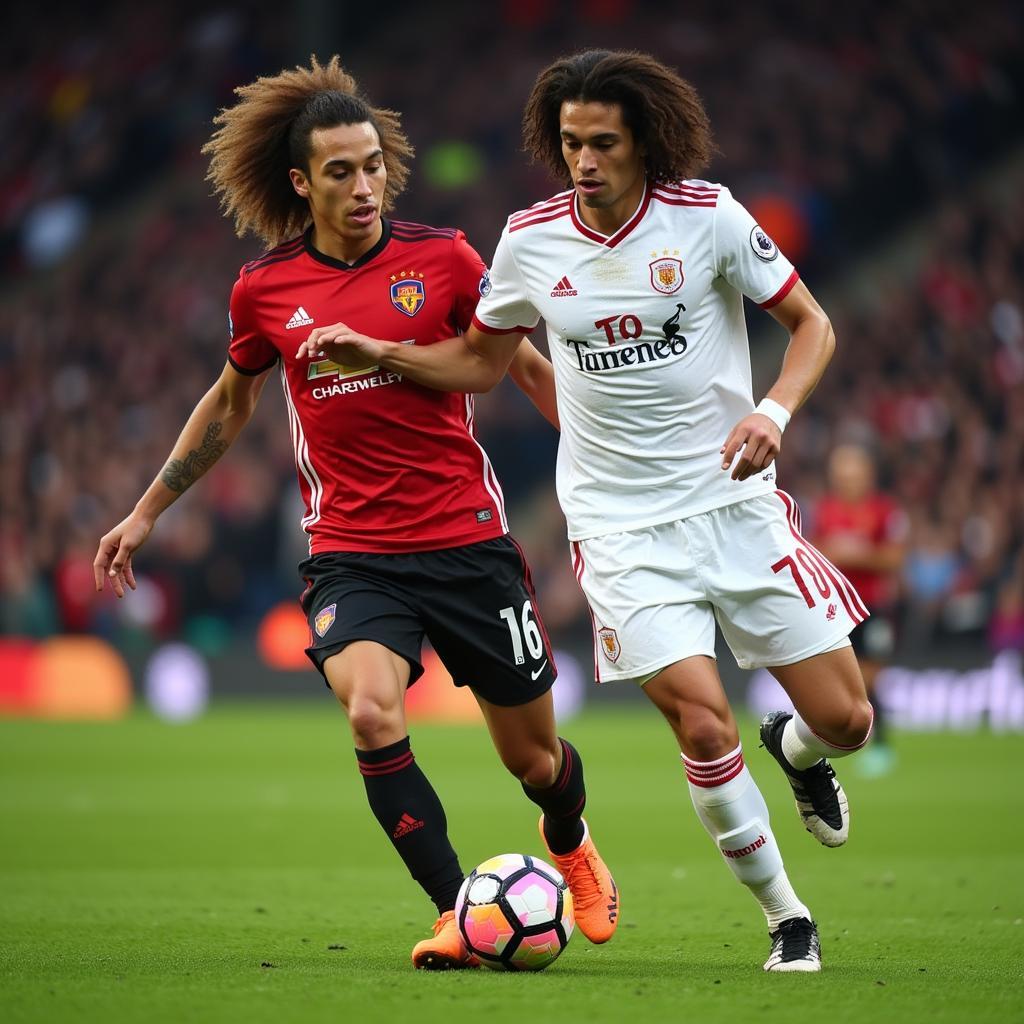 Guendouzi challenging for possession