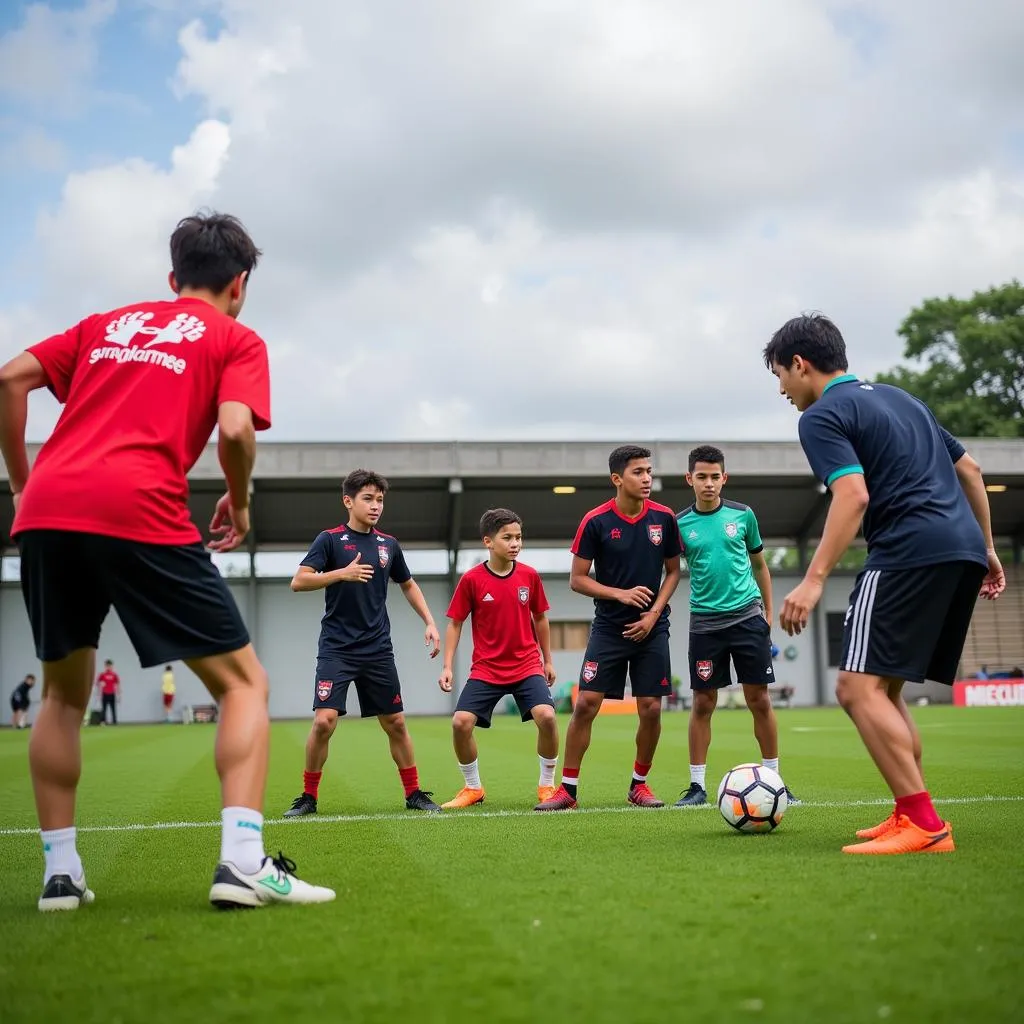 Young Players Training at HA Gia Lai Academy