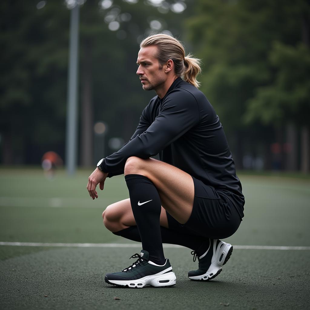 Erling Haaland Training in Nike Air Max 95